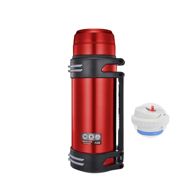 Vacuum thermos - with strap - stainless steel - large capacity - 1200L - 1600L - 2000LThermos bottles
