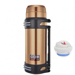 Vacuum thermos - with strap - stainless steel - large capacity - 1200L - 1600L - 2000LThermos bottles