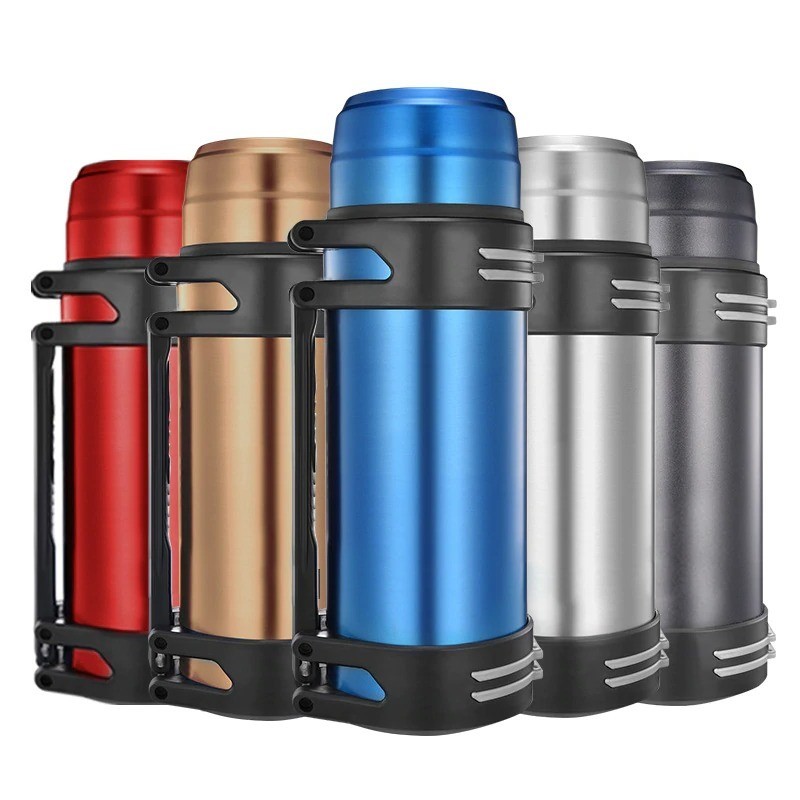 Vacuum thermos - with strap - stainless steel - large capacity - 1200L - 1600L - 2000LThermos bottles