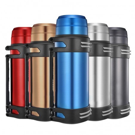 Vacuum thermos - with strap - stainless steel - large capacity - 1200L - 1600L - 2000LThermos bottles