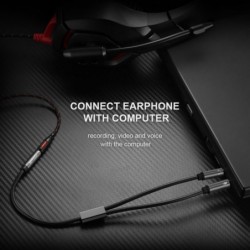 AUX cable Y - audio splitter - 3.5mm - female to 2 maleSplitters