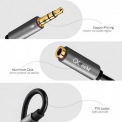 AUX cable Y - audio splitter - 3.5mm - female to 2 maleSplitters