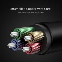 Audio splitter - AUX cable - 3 female to 1 male - 3.5mm jack - iPhone / Samsung / MP3 playerSplitters