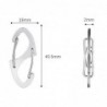 8-shaped carabiner clip - hiking - rock climbing - campingSurvival tools