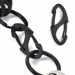 8-shaped carabiner clip - hiking - rock climbing - campingSurvival tools