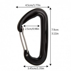 12KN climbing carabiner - with safety lock - climbing equipmentOutdoor & Camping