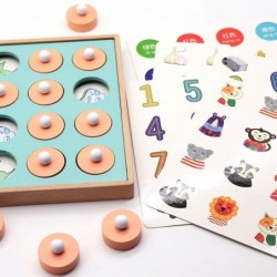 Memory match - chess - educational wooden gamesWooden