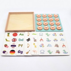 Memory match - chess - educational wooden gamesWooden
