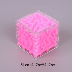 3D maze magic cube - transparent - six-sided puzzle cube - educational toyEducational