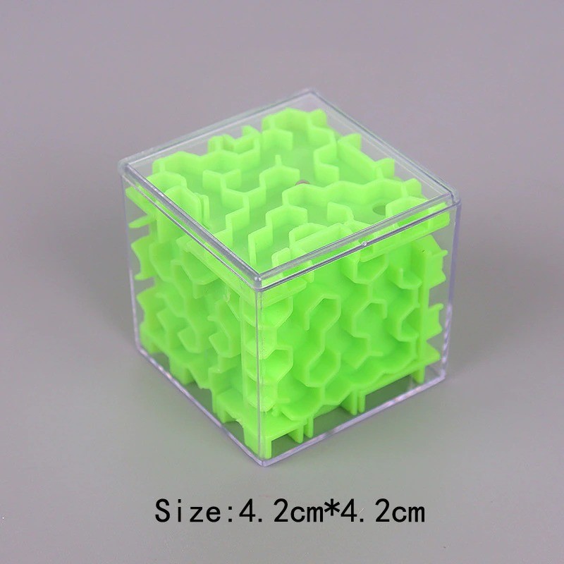 3D maze magic cube - transparent - six-sided puzzle cube - educational toyEducational