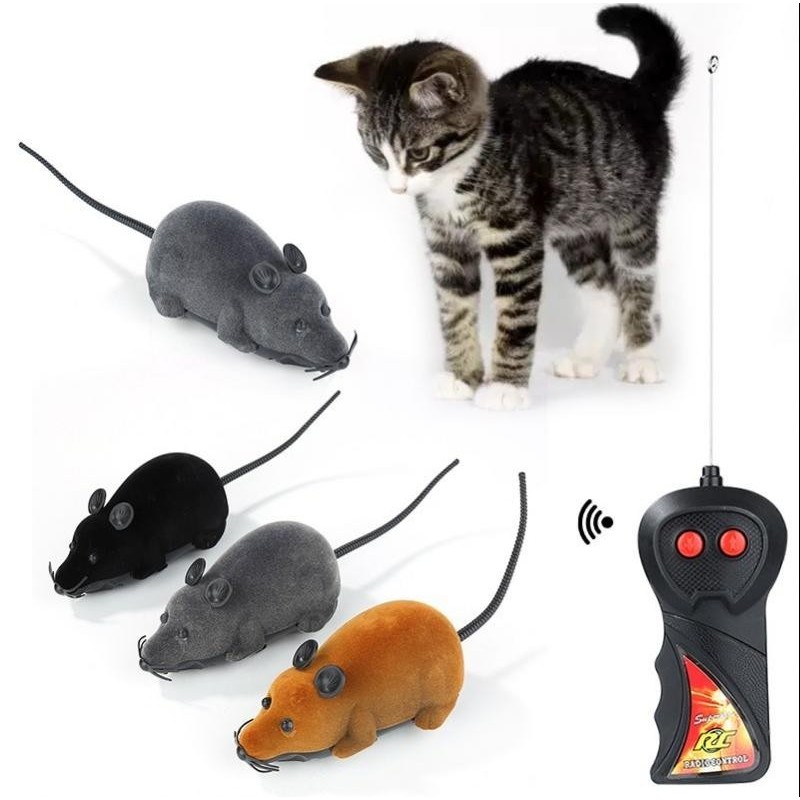 Electronic mouse - toy for cats - wireless - with remote controlToys