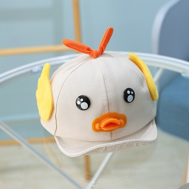 Kids baseball cap - duck with beak / eyesHats & caps