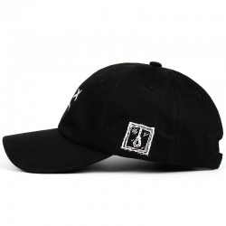 Baseball cap / snapback - adjustable strap - sad face logoHats & Caps