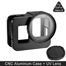 GoPro Hero 8 protective case - aluminum frame - with UV lens filterProtection
