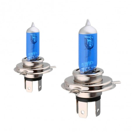 Car halogen bulb - super white - H1 / H3 / H4 / H7 / H8 - 55W / 100WHalogen lights