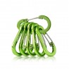 Carabiner clip - lock buckle hook - for fishing / hiking / camping - 6 piecesTools