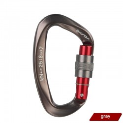 Carabiner - safety screw buckle - for climbing - camping - hiking - 25kN - 1 piece / 2 pieces / 5 piecesSurvival tools
