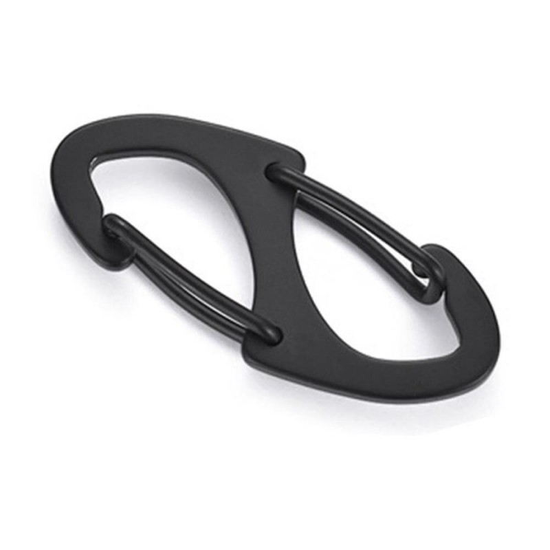 8-shaped carabiner clip - hiking - rock climbing - campingSurvival tools