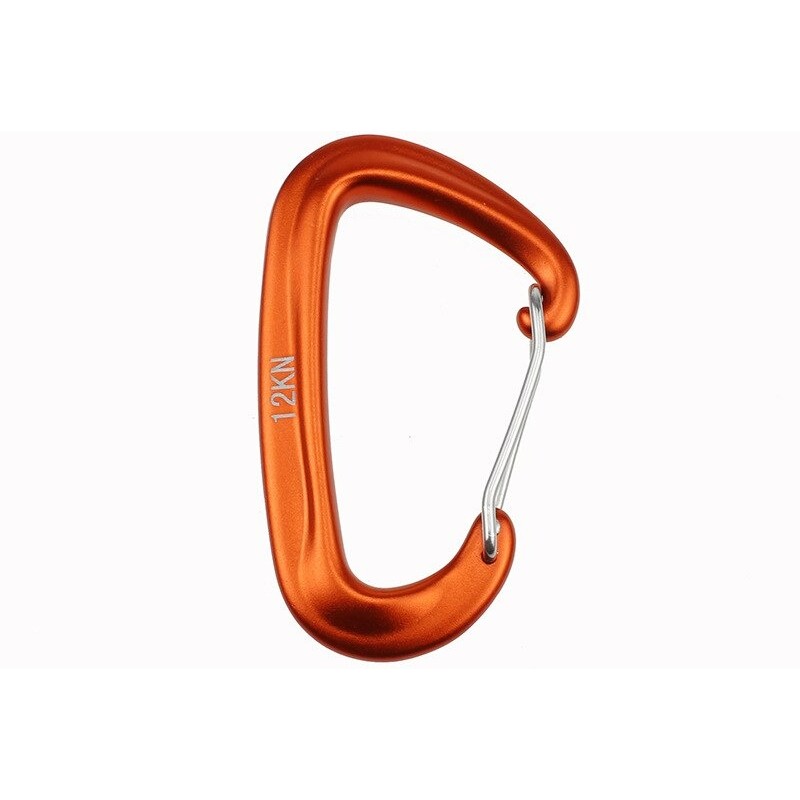 12KN climbing carabiner - with safety lock - climbing equipmentOutdoor & Camping