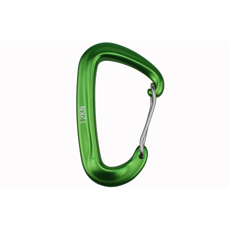 12KN climbing carabiner - with safety lock - climbing equipmentOutdoor & Camping