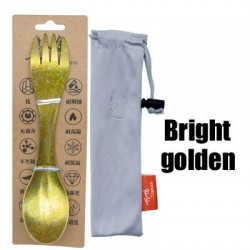 Titanium spoon / fork - ultralight - for camping / picnicSurvival tools