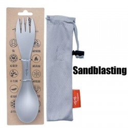 Titanium spoon / fork - ultralight - for camping / picnicSurvival tools