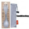 Titanium spoon / fork - ultralight - for camping / picnicSurvival tools
