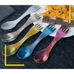 Titanium spoon / fork - ultralight - for camping / picnicSurvival tools