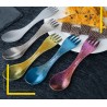 Titanium spoon / fork - ultralight - for camping / picnicSurvival tools