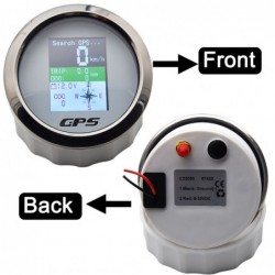 Universal speedometer - 85mm gauge - waterproof - TFT screen - with GPS antenna - for boats / motorcyclesInstruments