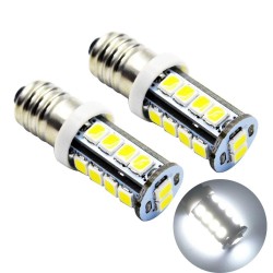 E10 - 1447 - LED bulb - 6V / 12V - 2835SMD - 2 piecesE10