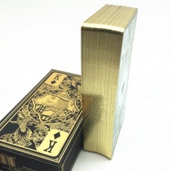 Poker playing cards - gold tinted dragon - transparent - waterproofPuzzles & Games