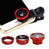 3 in 1 camera lens kit - fisheye / macro / wide angle - with clip - for SmartphonesLenses & filters