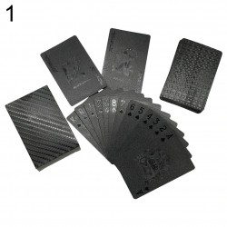 Poker playing cards - black / gold / US dollar pattern - waterproofPuzzles & Games