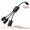 4 in 1 - micro 2.0 USB charging cable - Host - Hub - OTG - 4-ports splitterSplitters
