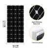 Glass solar panel - waterproof - 1 / 2 piecesSolar panels