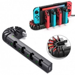 Nintendo Switch charging dock - 4-ports - with 8 game slotsSwitch