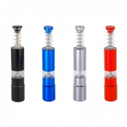 Salt / pepper grinder - with thumb push button - stainless steelMills - Grinders