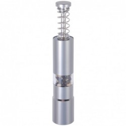 Salt / pepper grinder - with thumb push button - stainless steelMills - Grinders