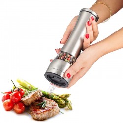 Salt / pepper grinder - adjustable coarseness - stainless steelMills - Grinders