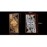 Poker playing cards - gold tinted dragon - transparent - waterproofPuzzles & Games