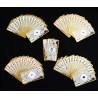 Poker playing cards - gold tinted dragon - transparent - waterproofPuzzles & Games