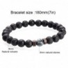 Tibetan Buddha bracelet - moonstone / lava beads - unisexBracelets