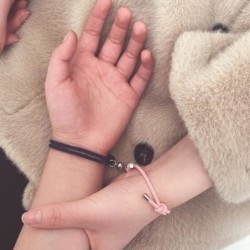 Magnet lock bracelets - for couples - adjustable - 2 piecesBracelets