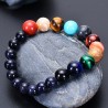 Bracelet with solar system - 8 planets - natural stone - unisexBracelets
