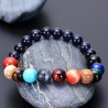 Bracelet with solar system - 8 planets - natural stone - unisexBracelets
