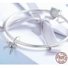 Crystal bowknot pendant - for bracelets / necklaces - 925 sterling silverBracelets