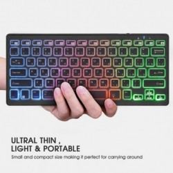RGB wireless keyboard - with battery - Bluetooth 4.0 - iOS / Android / MacBookKeyboards