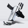 Gravity phone holder - for car air vent - 3 point support - with safety lockHolders