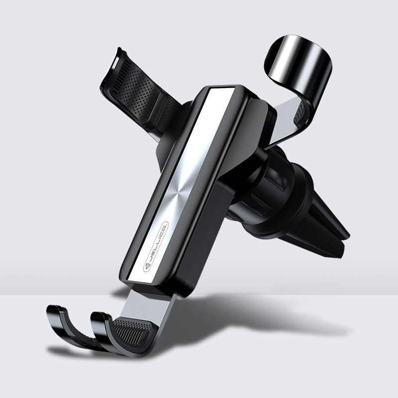 Gravity phone holder - for car air vent - 3 point support - with safety lockHolders